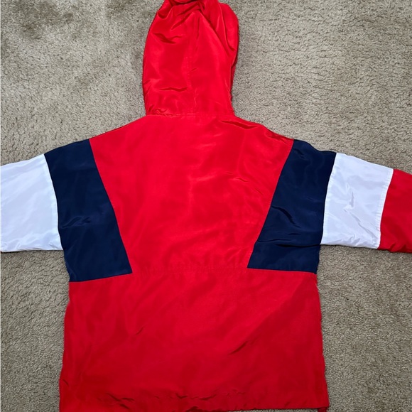 Red Colorblock Windbreaker - Picture 5 of 5